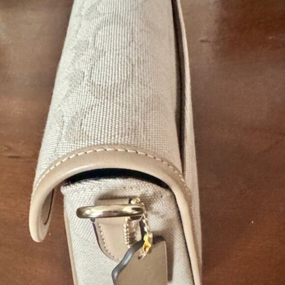 Coach Hadley Shoulder Bag With Signature Canvas - Picture 4 of 9